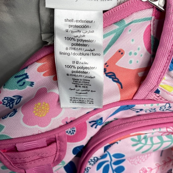Floral Pink Pottery Barn Kids Backpack - Picture 6 of 7